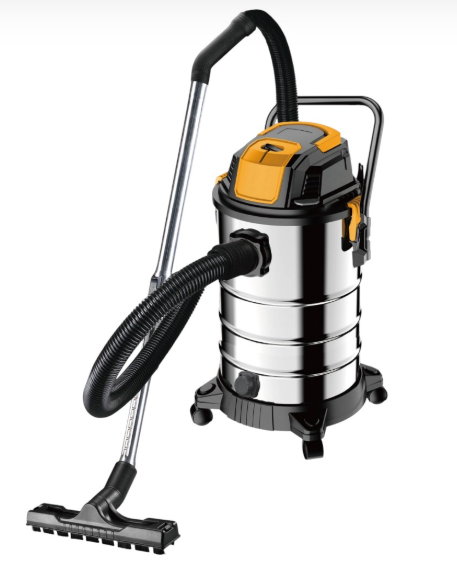 Aspirator industrial 3 în 1 umed uscat cu funcție suflare, rezervor inox 30 litri, 1500W, XXL, pentru casă și exterior